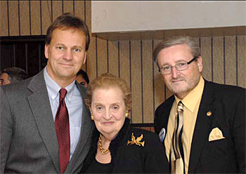 Phil Hrvatin, Madeleine Albright, Kenny Yuko